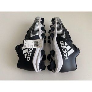 ADIDAS FREAK MD 20 Football Cleats Mens Size 10 Rubber Molded EF3484 BLACK WHITE